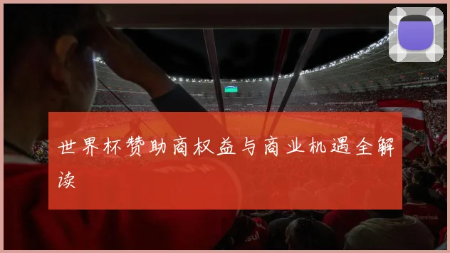 世界杯赞助商权益与商业机遇全解读